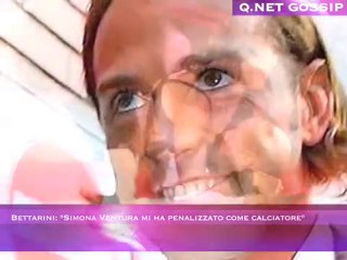 Bettarini: Simona Ventura mi ha penalizzato come calciatore