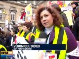 Manifestation au Palais de justice de Paris