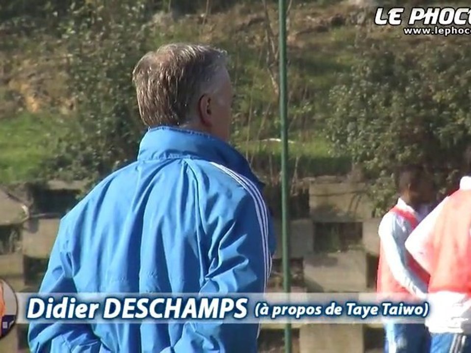 Deschamps s'exprime sur Taye Taiwo