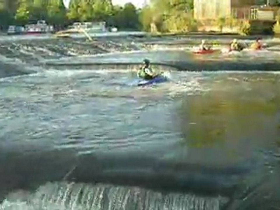 Cooling down session Chester weir