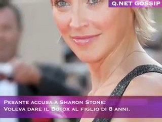 Pesante accusa a Sharon Stone