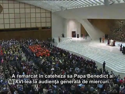 Benedict al XVI-lea: Cristos este în centru