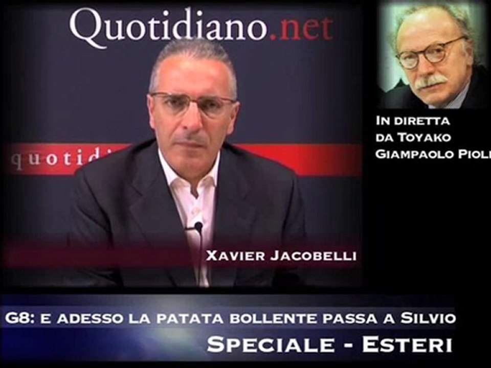G8: e adesso la patata bollente passa a Silvio
