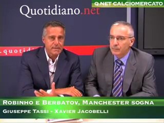 Robinho e Berbatov, Manchester sogna