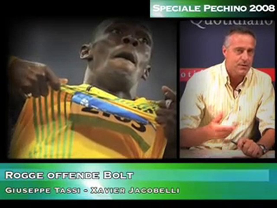 Rogge offende Bolt
