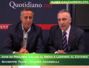 Juve su Poulsen, Calaiò al Siena e Ledesma al Catania