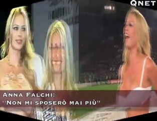 Anna Falchi:''Non mi sposerò mai più''