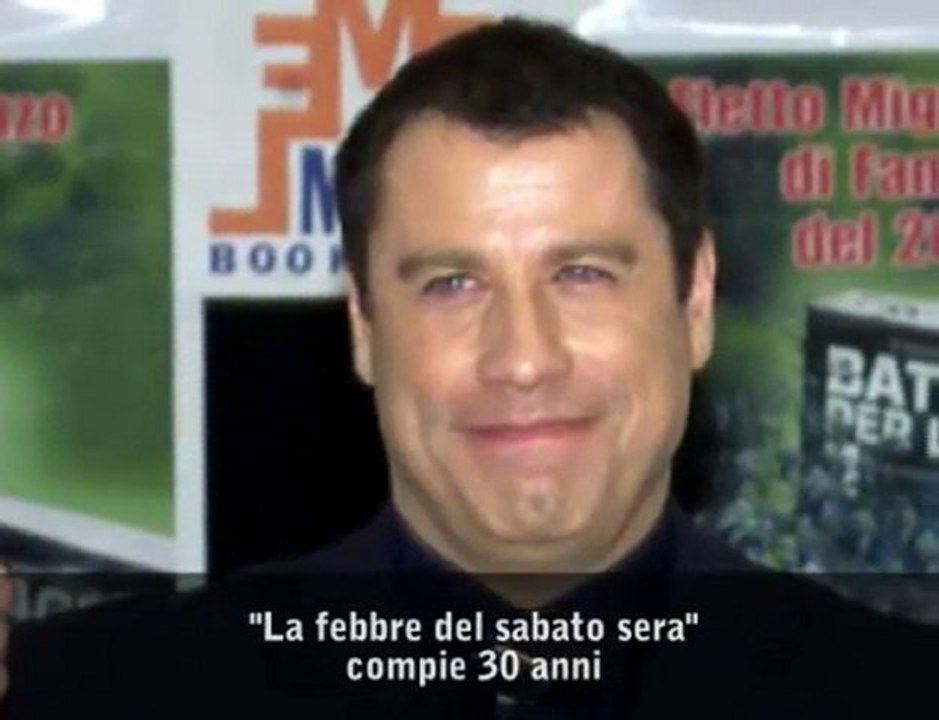 Travolta festeggia i 30 anni della Febbre del sabato sera