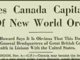 Histoire du Canada dans le Nouvel Ordre Mondial 1867-1945