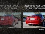 SLP Loudmouth II vs Stock Exhaust 2000 Mustang GT