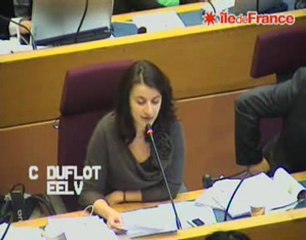 Intervention de Cécile Duflot sur le Grand Paris