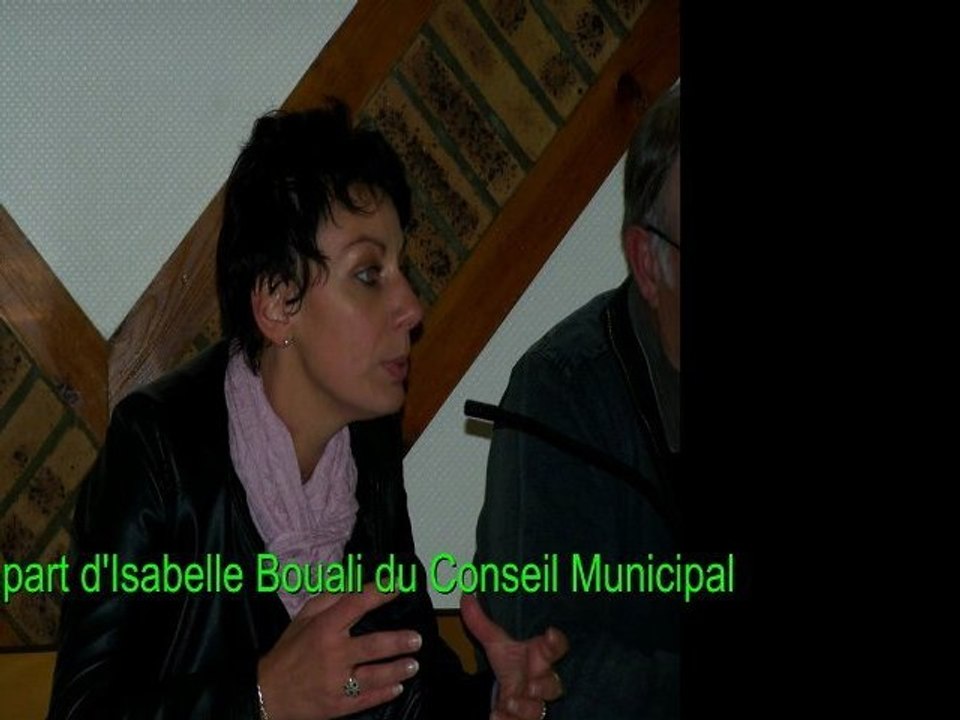 Départ d'isabelle