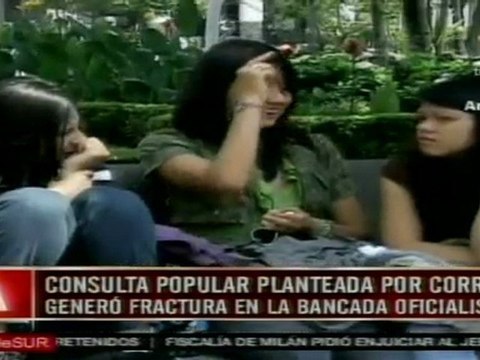 Ecuador espera respuesta de la Corte Constitucional sobre preguntas para Consulta Popular