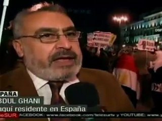 Download Video: Manifestaciones de apoyo a ciudadanos egipcios en España