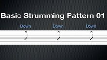 Easy Strumming Patterns For Guitar - Rhythm 01