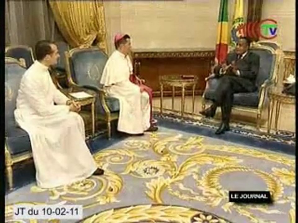 Le Nonce Apostolique reçu par le Chef de l'Etat