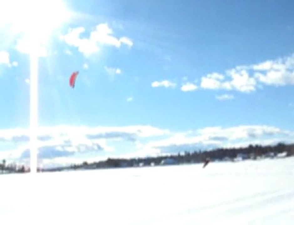 Paul Morse snowkiting