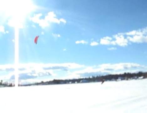Paul Morse snowkiting