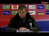 La réaction de Christian Gourcuff après Lorient / Caen