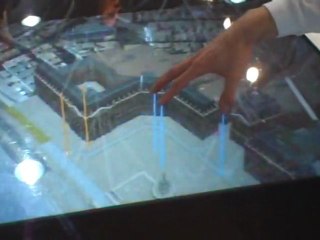 Table 3D multitouch par immersion