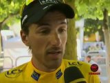 Fabian Cancellara after Stage 4 of the Tour De France