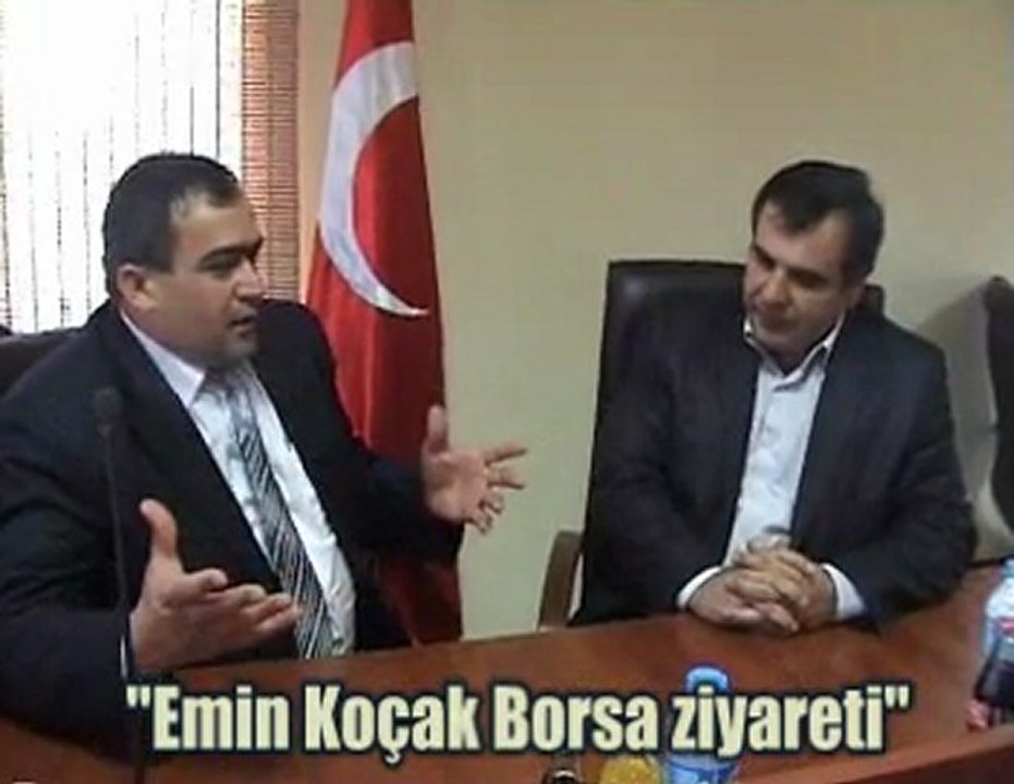 Emin Koçak Borsa Ziyareti