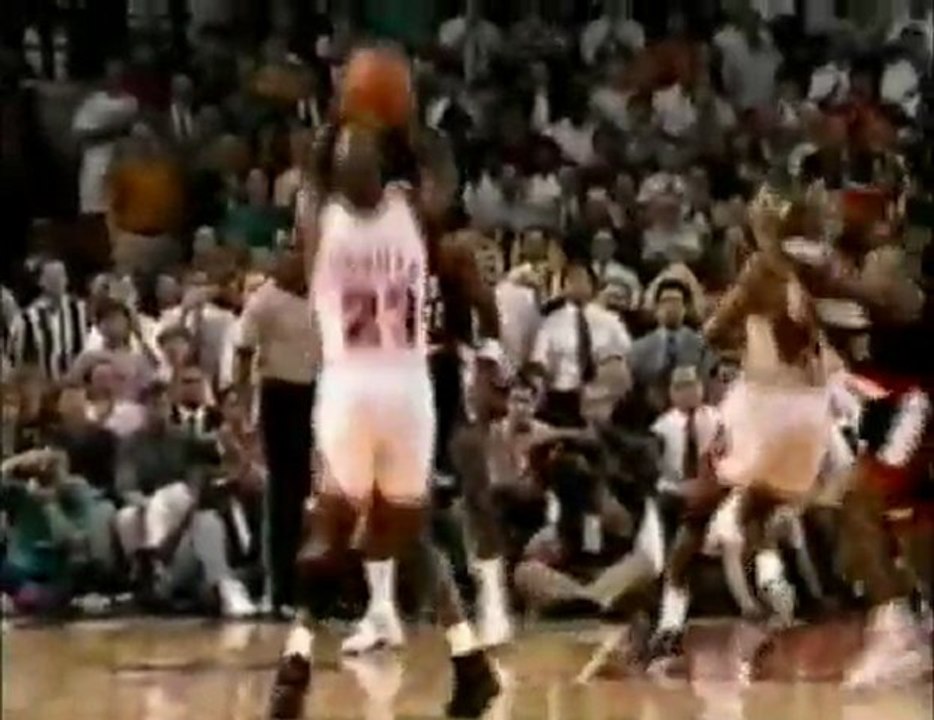 Michael Jordan 6th First Half 3 Pointer