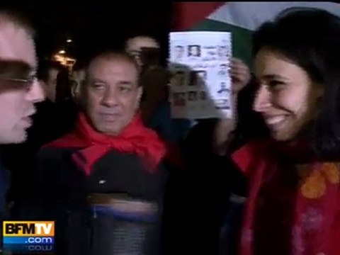 Des Egyptiens de Paris fêtent le départ de Moubarak