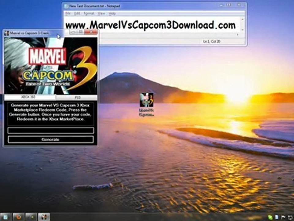 Marvel Vs Capcom 3 Fate of two world keygen download free