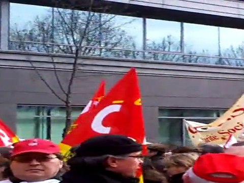 Manifestation Sécurité Sociale le 8 février 2011 à Paris