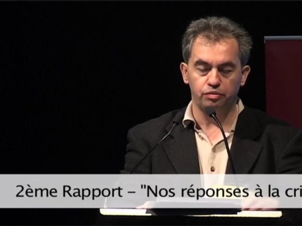 Congrès NPA - 2ème Rapport - Nos réponses à la crise