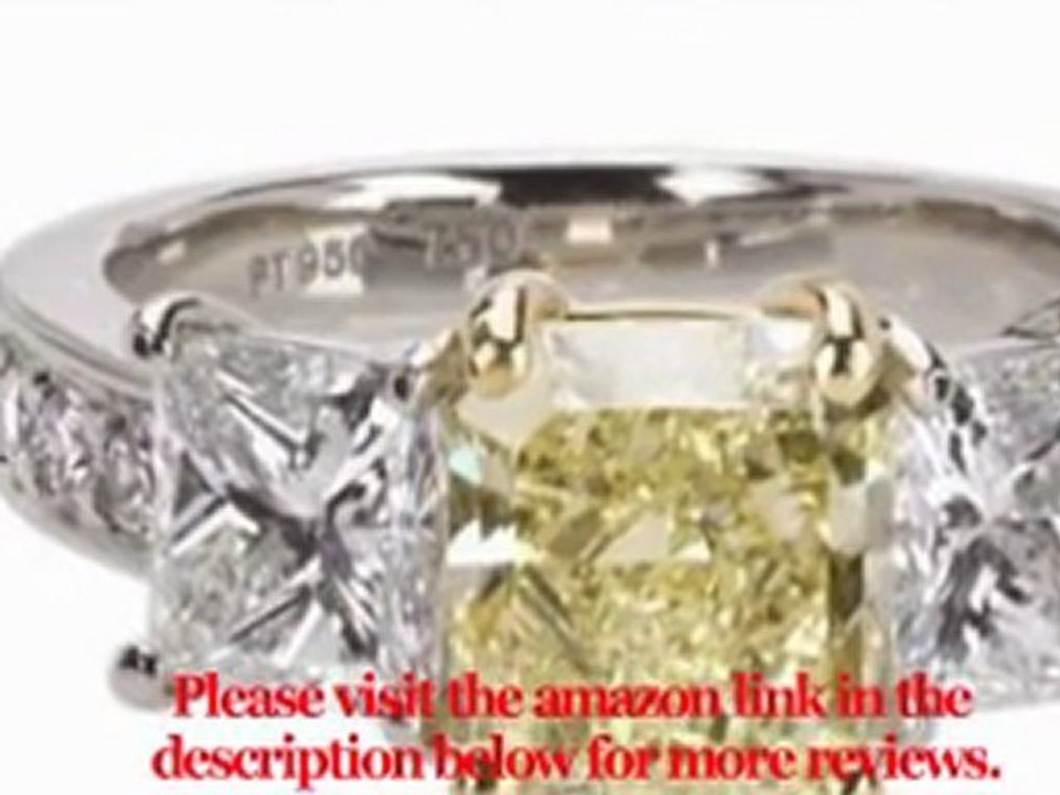Top 5 Platinum And  Yellow Diamond Ring