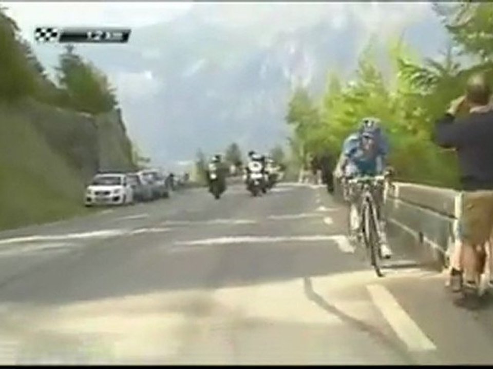 Dauphiné Libéré 2010 - Stage 4 - Final kilometers climb Risoul