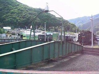 秩父鉄道C58 363 ターンテーブルにて方向転換