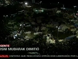Hosni Mubarak renunció