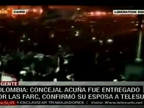 Egipto: los lugares de protesta son ahora lugares de celebración, tras renuncia de Mubarak