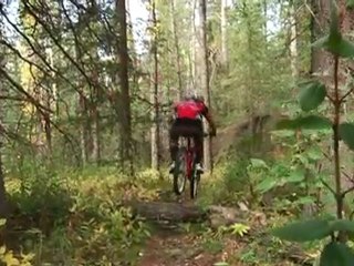 Jay Hoots riding the ladders in Hinton