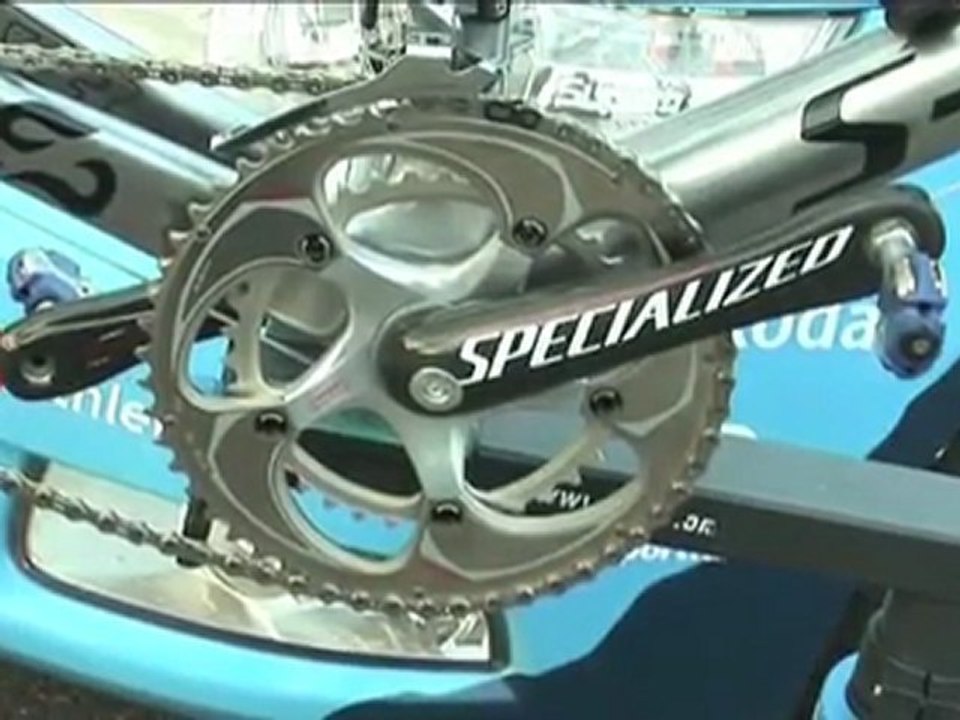 Andy Schleck's Custom Painted Tarmac SL3