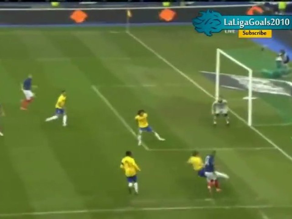 France 1-0 Bresil. benzema