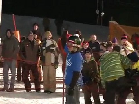 Freestyle mountain biking on snow - White Style 2010