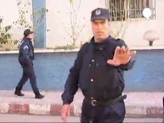 Police and protestors clash in Algeria