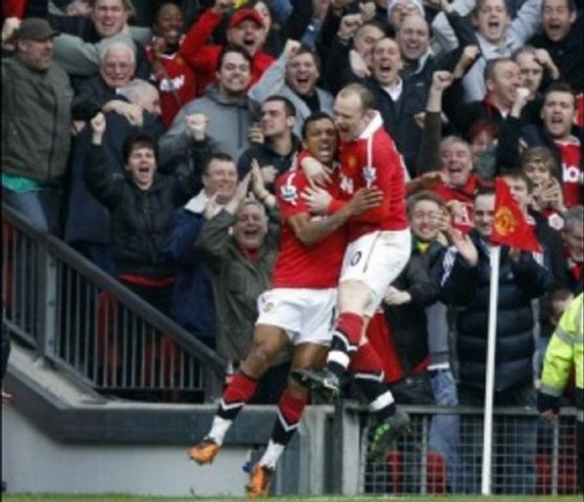 Manchester United 2-1 Manchester City Rooney overhead goal