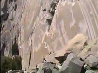 Rock Climbing Rescue, El Capitan, Yosemite