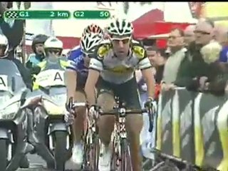 Final kilometers Brabantse Pijl 2010