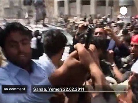 Clashes between protesters in Yemen - no comment