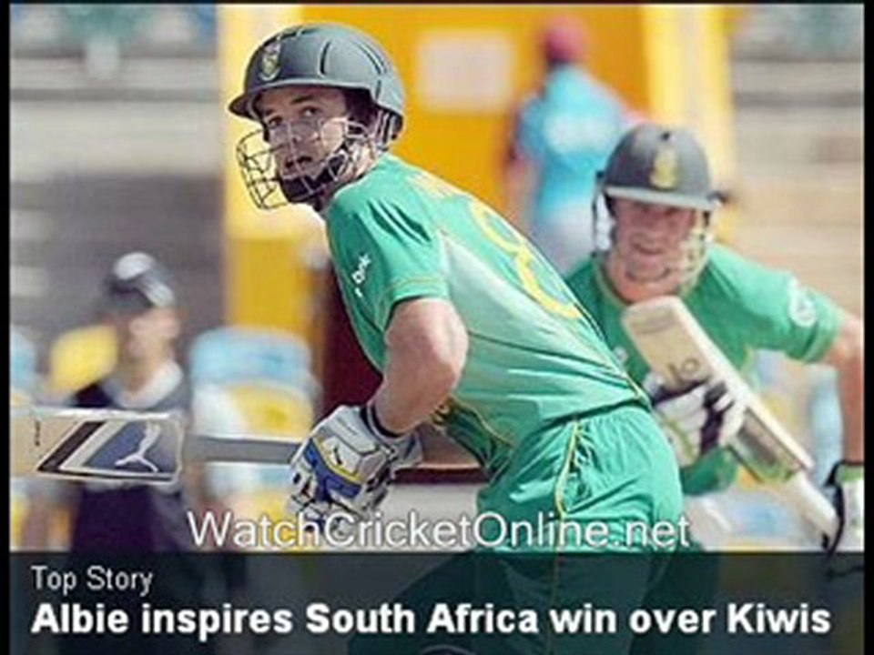 watch South Africa vs West Indies cricket tour 2011 icc worl