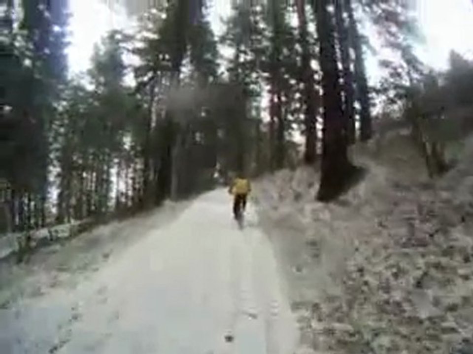 Snow Cycling in Portland, Oregon