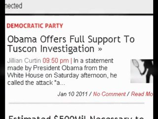 2012 Election News - Obama Offers Full Support To Tuscon