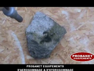 PROBANET EQUIPEMENTS : Aerogommage de pierre