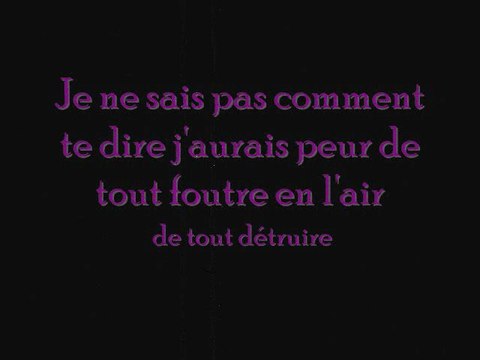 Joyce jonathan - Je ne sais pas